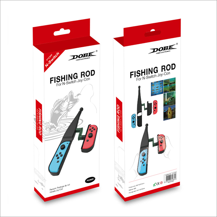 Fishing Game Accessories Fishing Rod for Nintendo Switch Joy Con Controller