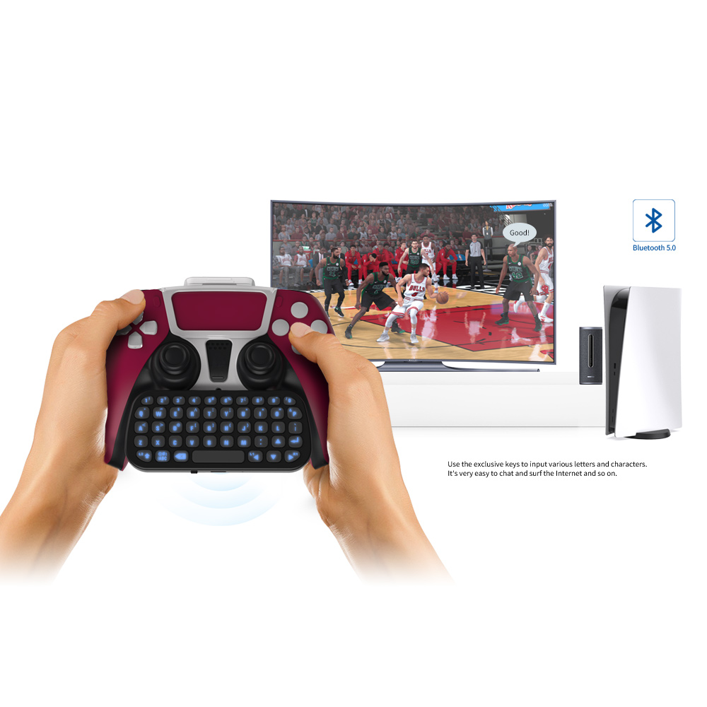 Ps5 Handle Bluetooth Keyboard With Backlight P5 0556s Ps5 Dobe