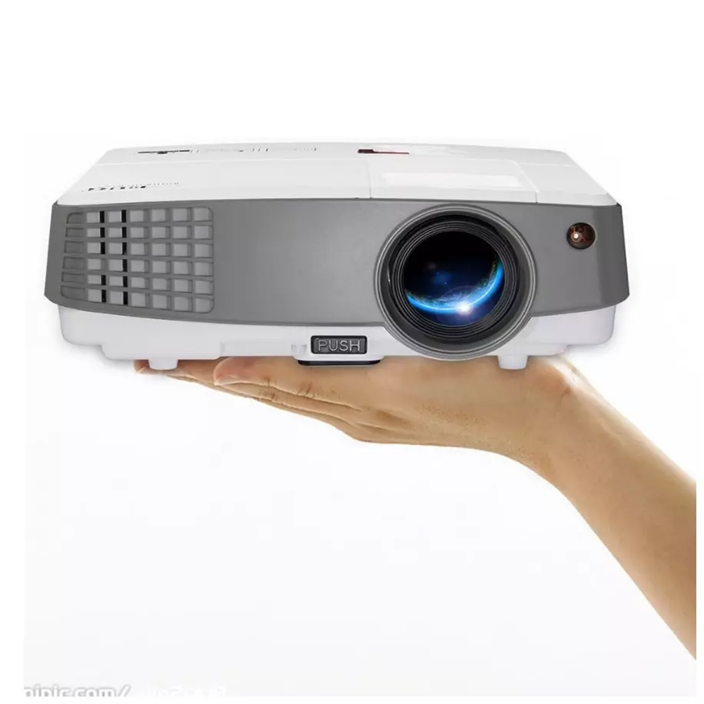 Android Smart Projector with 3300 Lumens, WiFi, Bluetooth 4.0, 1080P Support, an